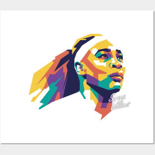 Serena Williams on wpap art #1 Posters and Art